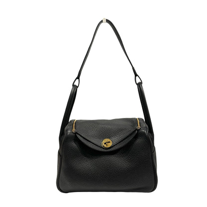 Used Hermès TC Shoulder Bag Black GHW