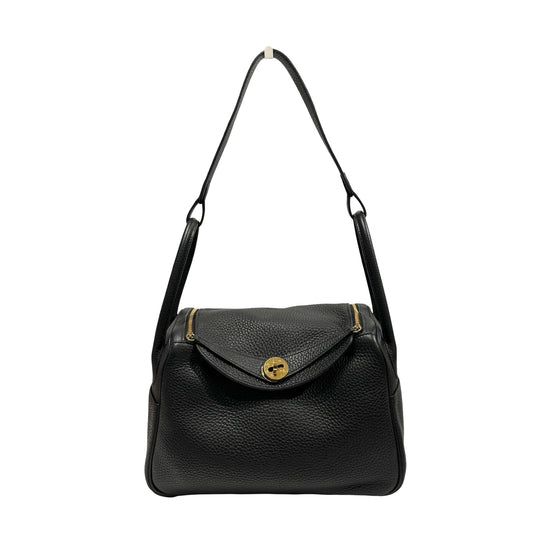 Used Hermès TC Shoulder Bag Black GHW