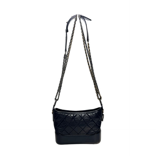 Used CHANEL Gabrielle Chain Shoulder Bag Black