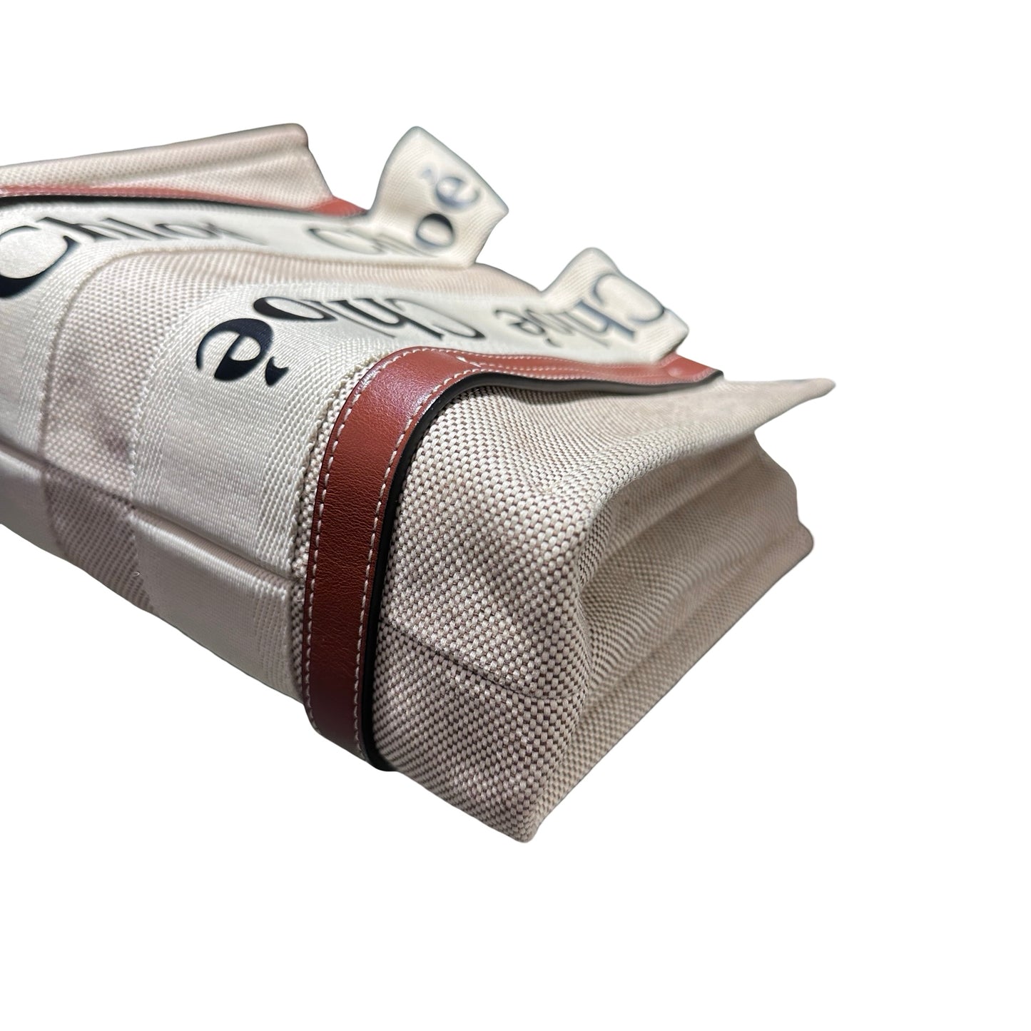 Used CHLOE Tote Bag White Brown