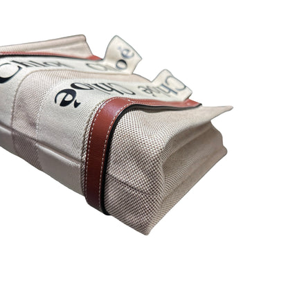 Used CHLOE Tote Bag White Brown