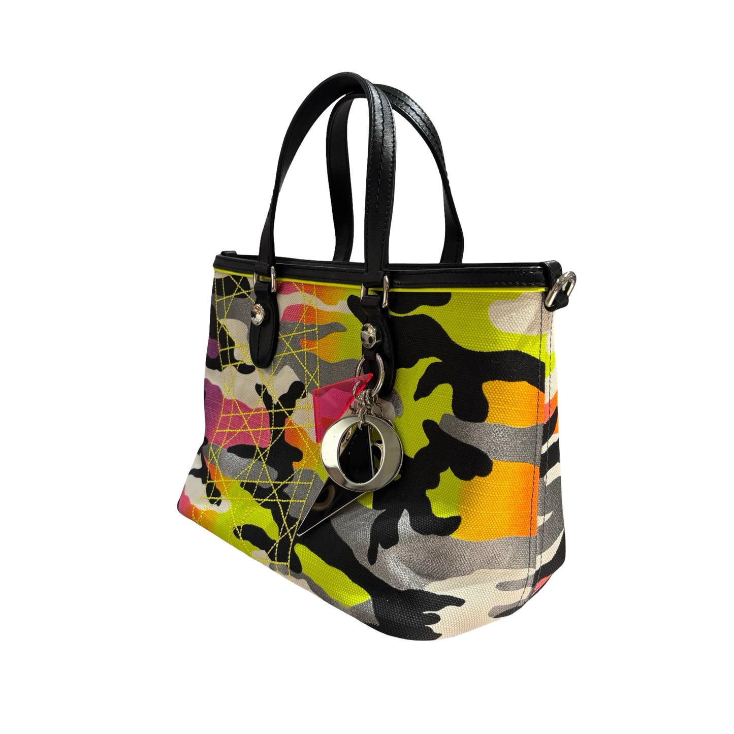 DIOR X ANSELM REYLE CAMOUFLAGE CANVAS HANDBAG [3000265]