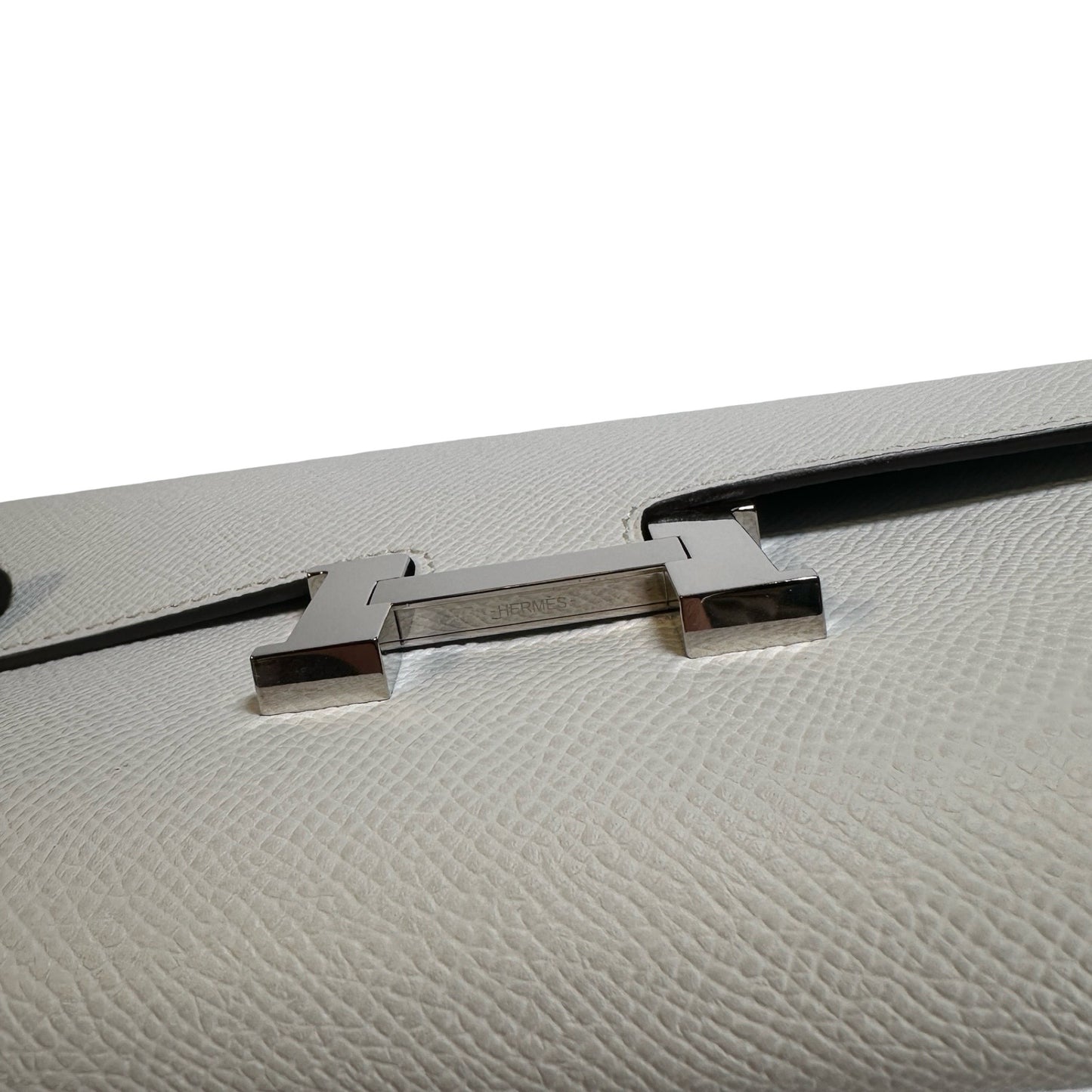 Used HERMES Epsom Constance to go Cross body bag Gris Platine PHW
