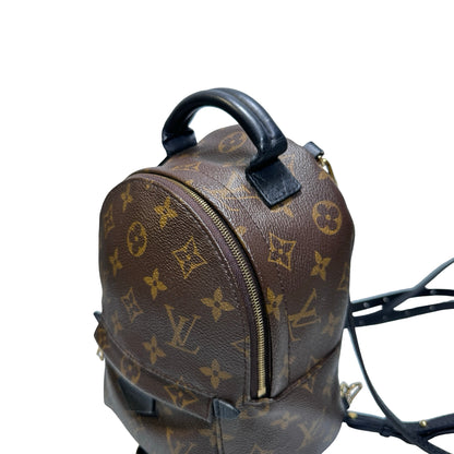 Used LOUIS VUITTON Monogram Backpack Brown Black GHW