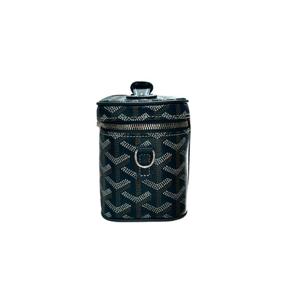 Used GOYARD Vanity case Shoulder Bag Green PHW