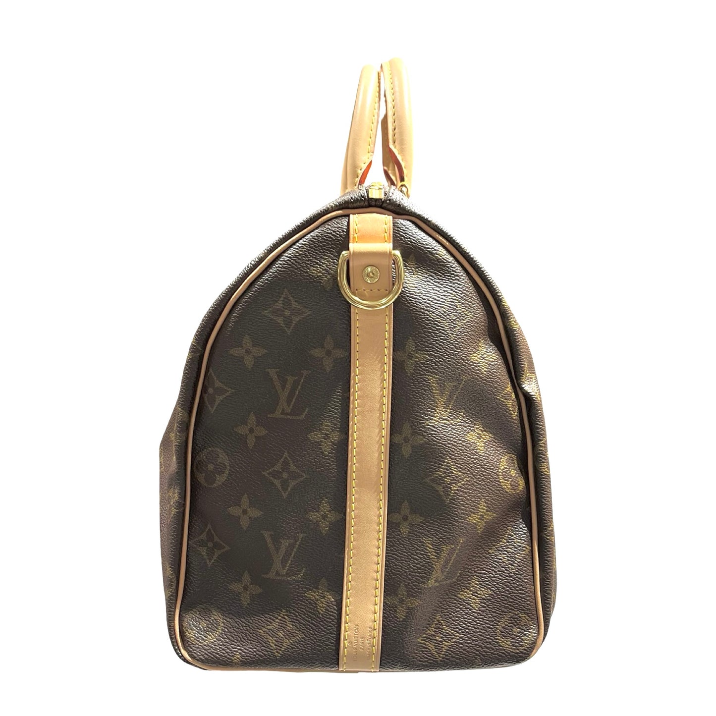 Used LOUIS VUITTON Monogram Canvas Speedy 35 Holdall Brown GHW
