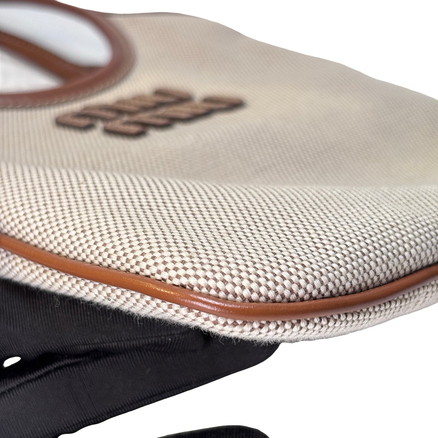 MIU MIU Canvas Ivy Mini Bag Beige