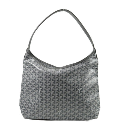 Used GOYARD Goyardine Canvas Hobo Hobo Bag Grey