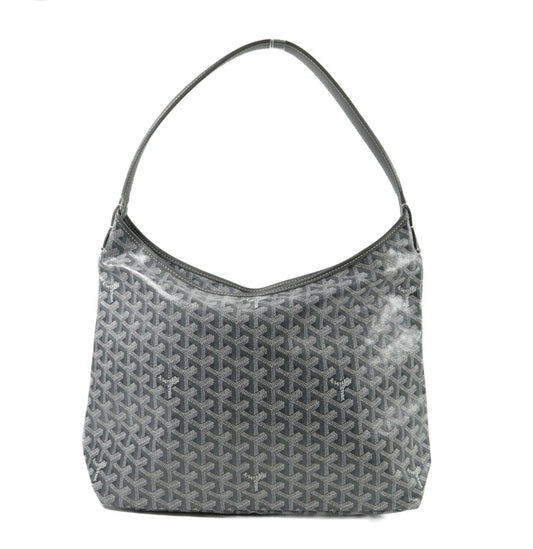 Used GOYARD Goyardine Canvas Hobo Hobo Bag Grey