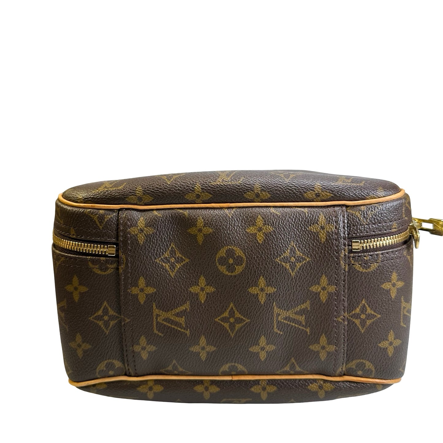 Used LOUIS VUITTON Monogram Canvas Montsouris Handbag Brown GHW