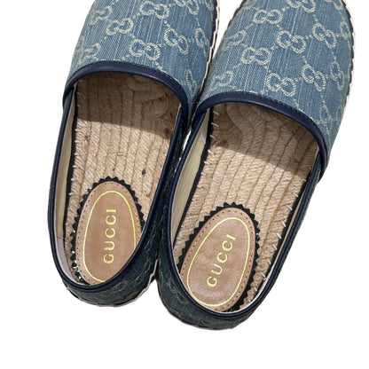 Used GUCCI DENIM SHOES Shoes Blue