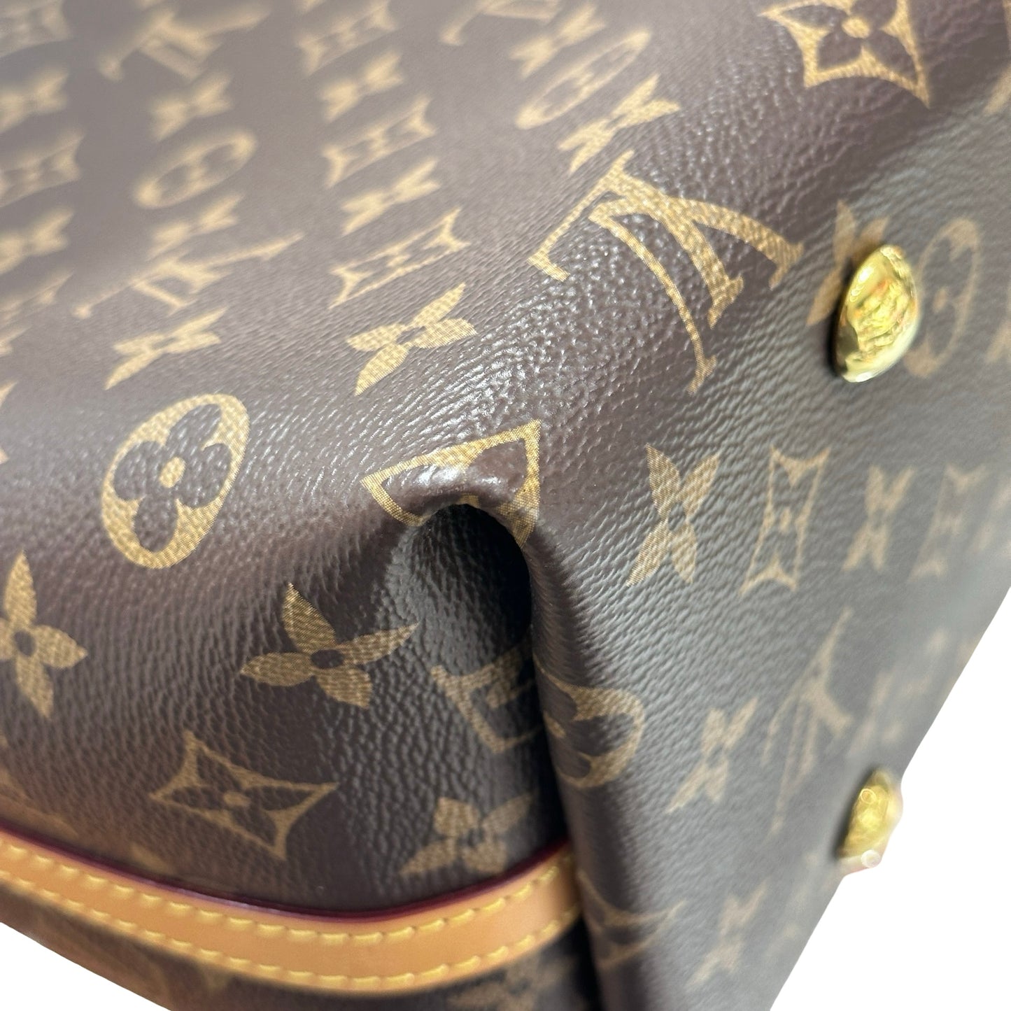 Used LOUIS VUITTON CarryALL PM Shoulder Bag Brown GHW