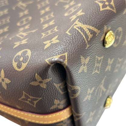 Used LOUIS VUITTON CarryALL PM Shoulder Bag Brown GHW