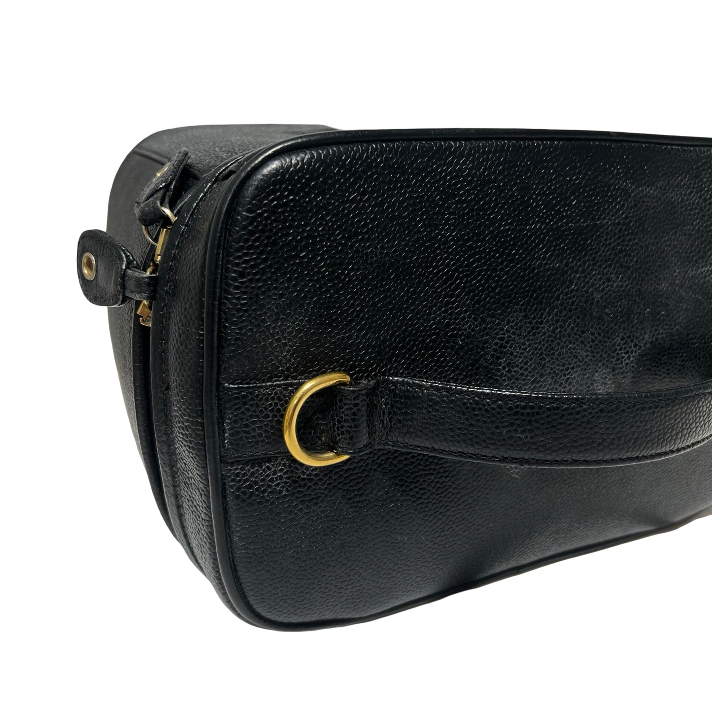 Calfskin Vanity Case Two Way Shoulder Bag [101221]