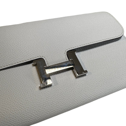 Used HERMES Epsom Constance to go Cross body bag Gris Platine PHW