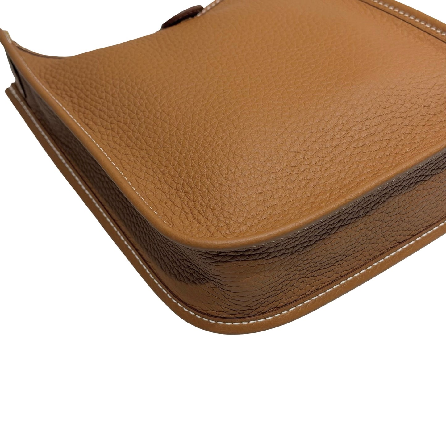 New HERMÈS TC MINI EVELYNE Cross Body Bag Gold GHW