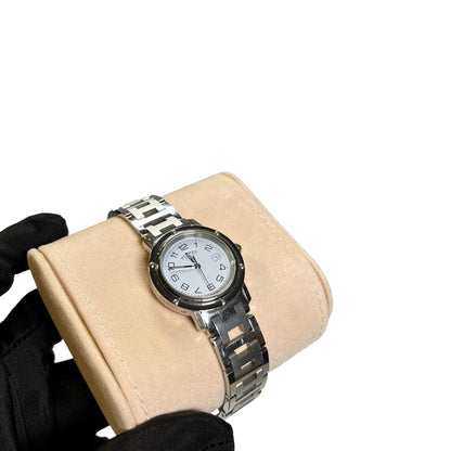 Used HERMES Watch Silver