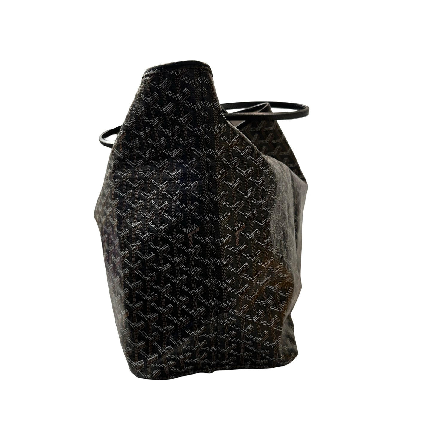 Used GOYARD Tote GM Shoulder Bag Black PHW