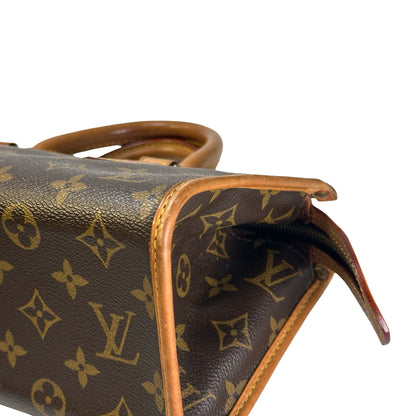 Used LOUIS VUITTON Monogram Canvas Popincourt Handbag Brown