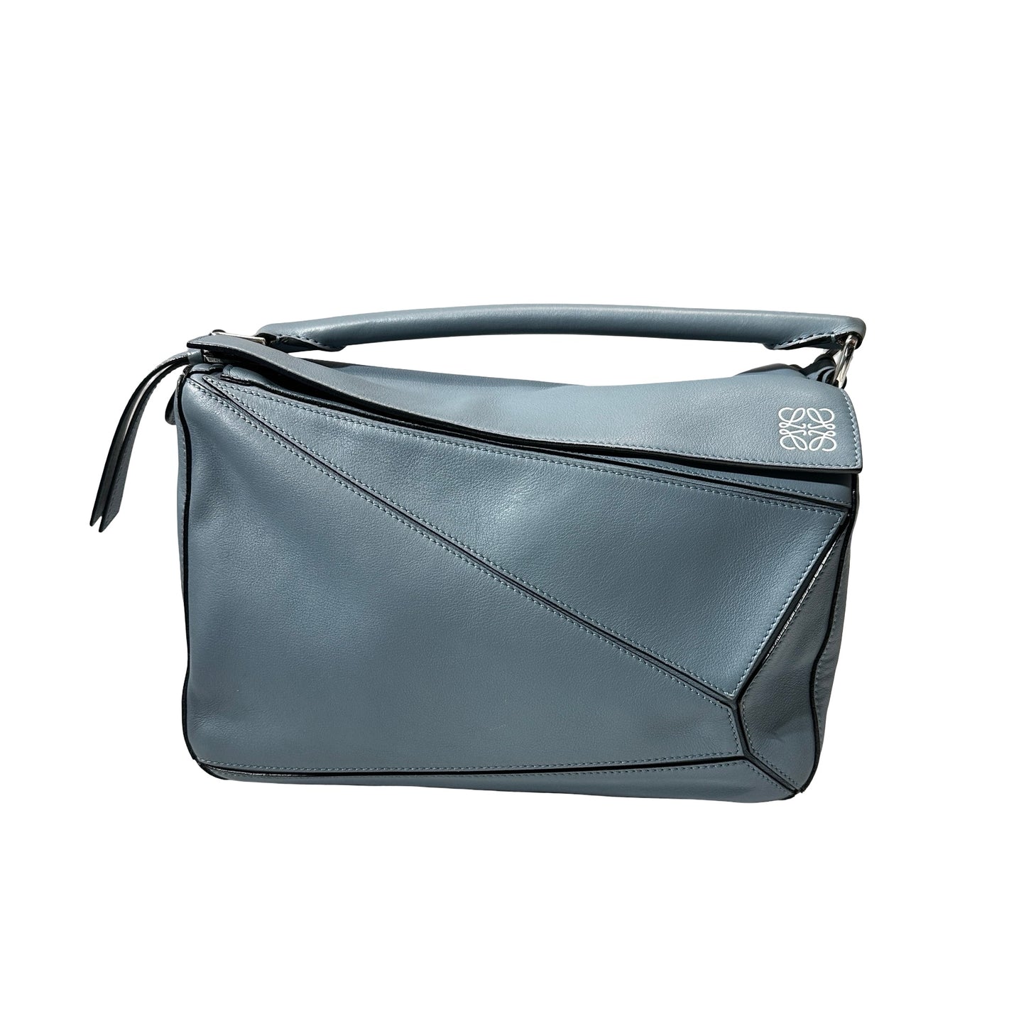 Used LOEWE Calfskin Leather Puzzle Medium Cross Body Bag