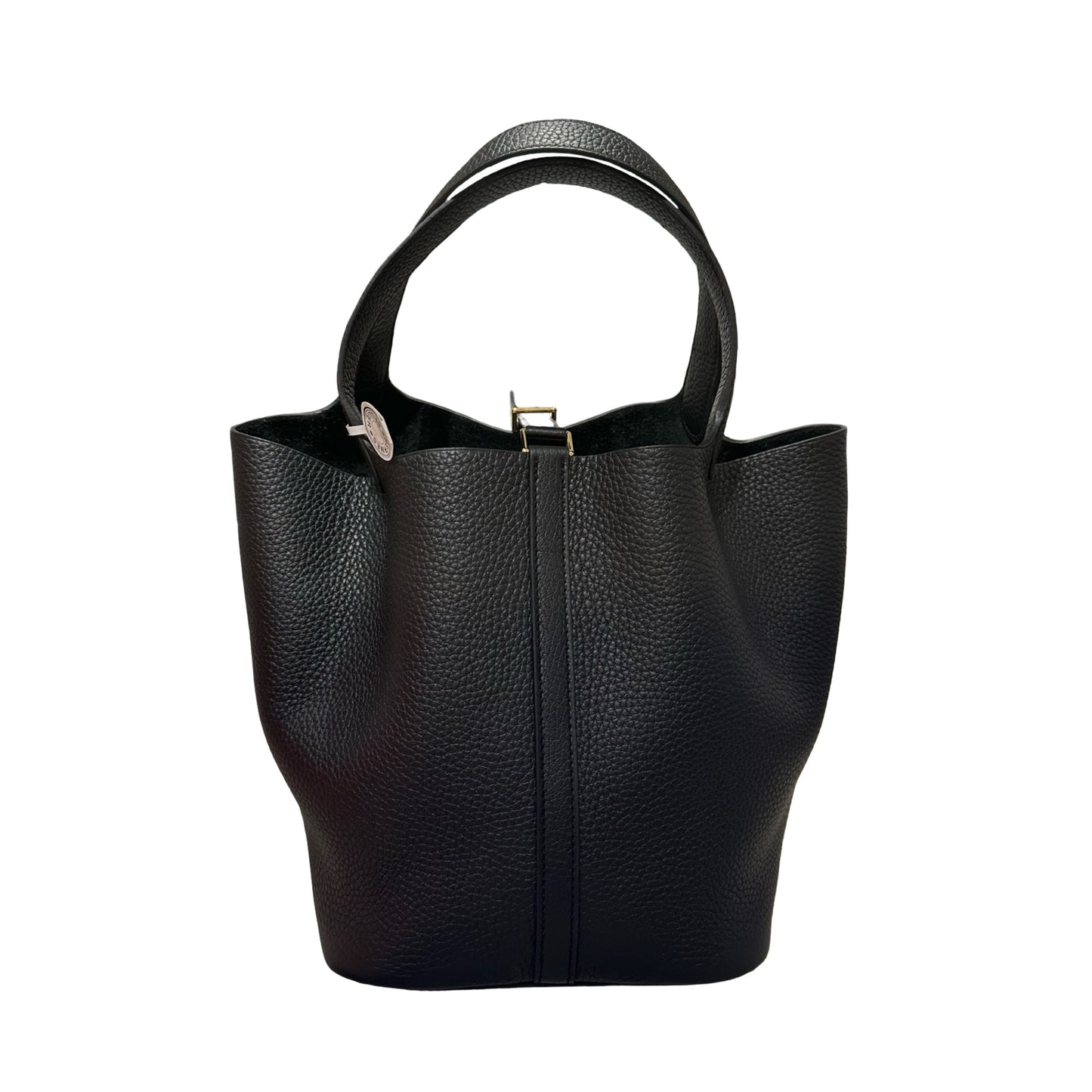 New HERMÈS TC Picotin 22 Handbag Black GHW