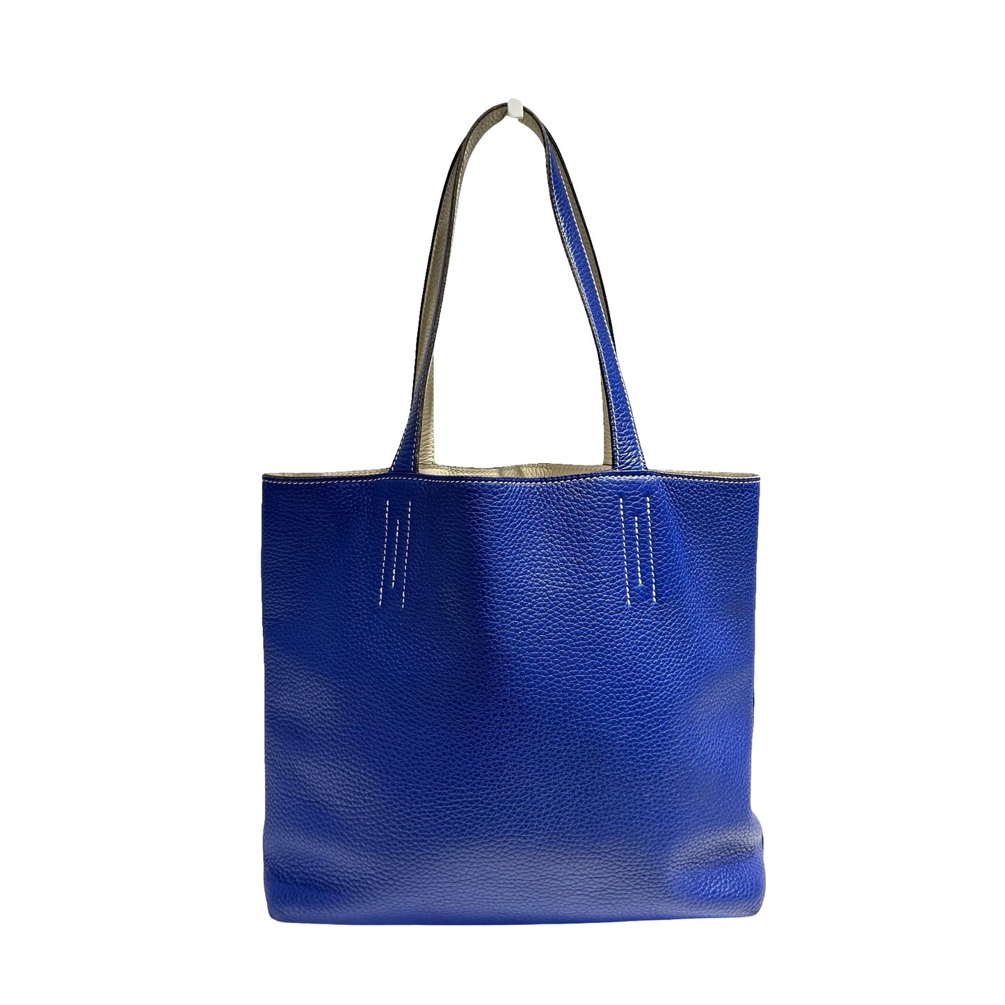 HERMES LIGHT GREY & BLUE DOUBLE SENS 28 [3000276]