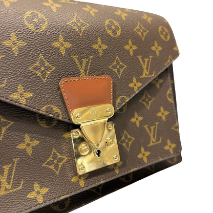 Used Louis Vuitton Monogram Cross Body Bag Brown GHW