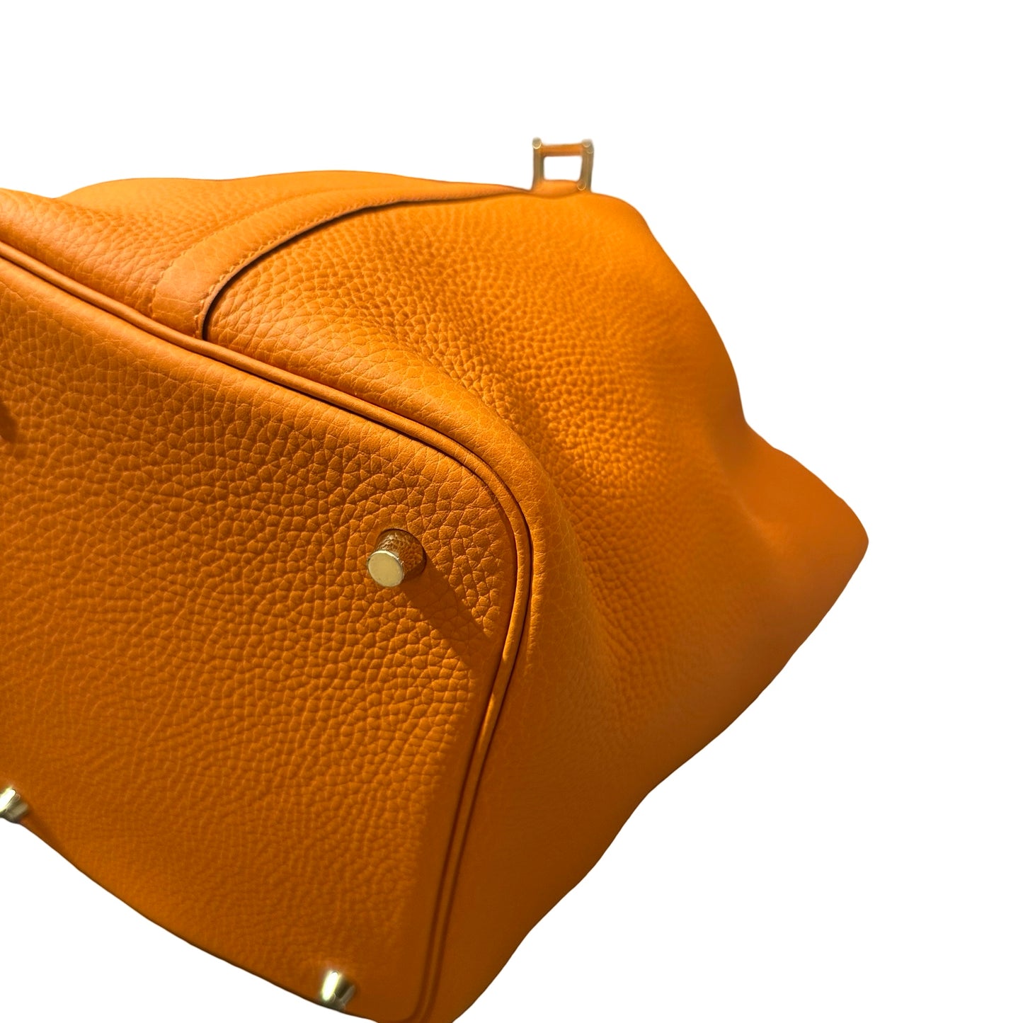 New HERMÈS Picotin 22 Bucket Bag Orange (93) GHW