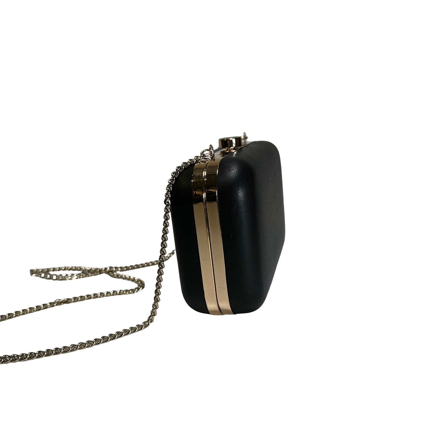 GIORGIO ARMANI Solid Si Perfume and Lipstick Set Clutch Minaudière Black Gold Red