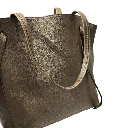 Used Céline Cabas Phantom Tote Bag Brown GHW