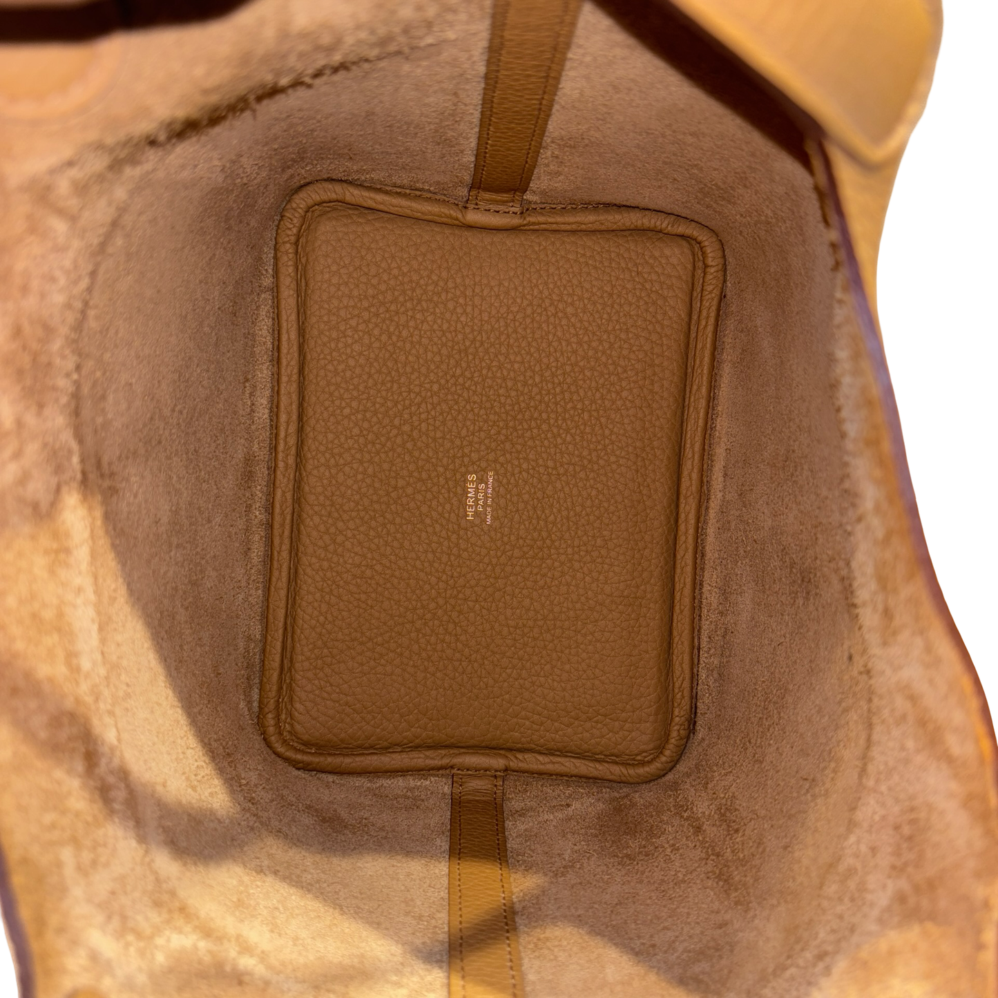 HERMES PICOTIN 18 BISCUIT BROWN PHW [3000222]