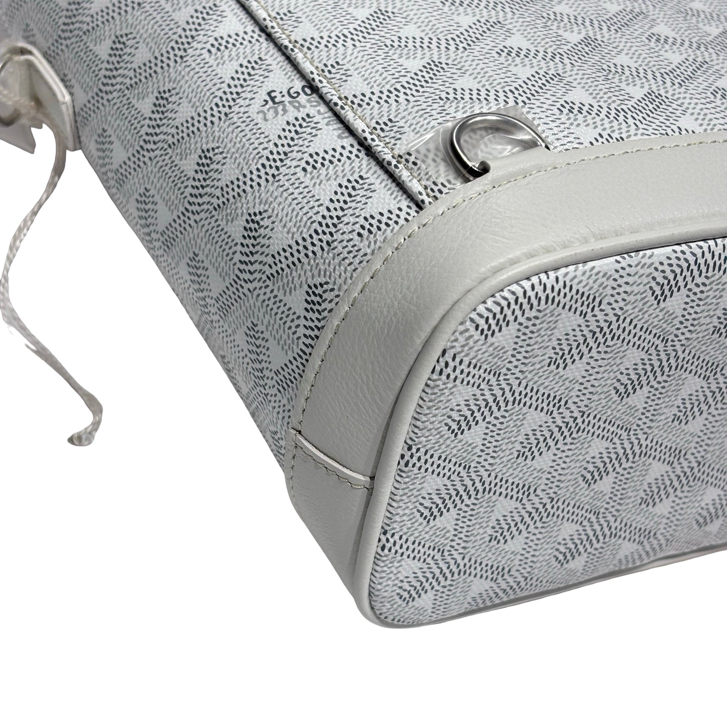 GOYARD LE SAC ALPIN MINI WHITE CANVAS PHW [3001373]