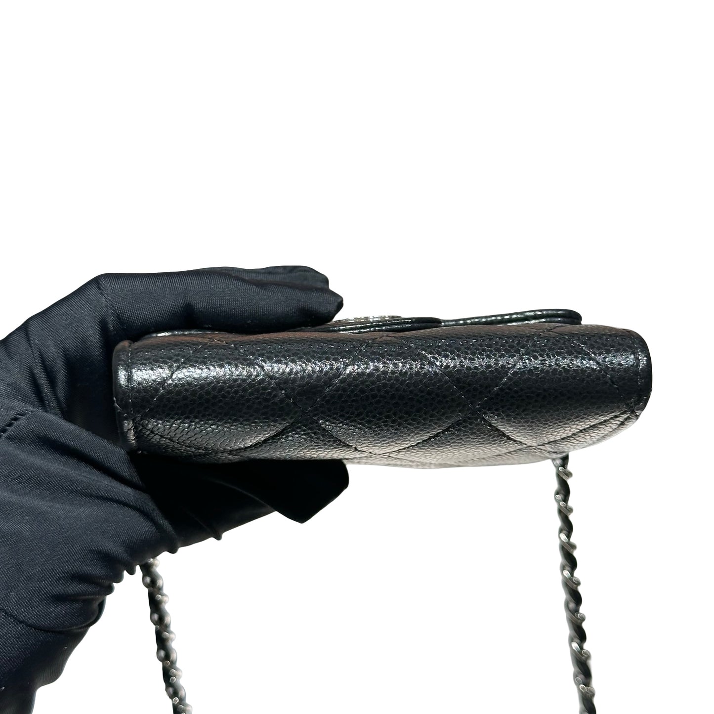 CHANEL SMALL WOC BLACK CAVIAR PHW [3000598]