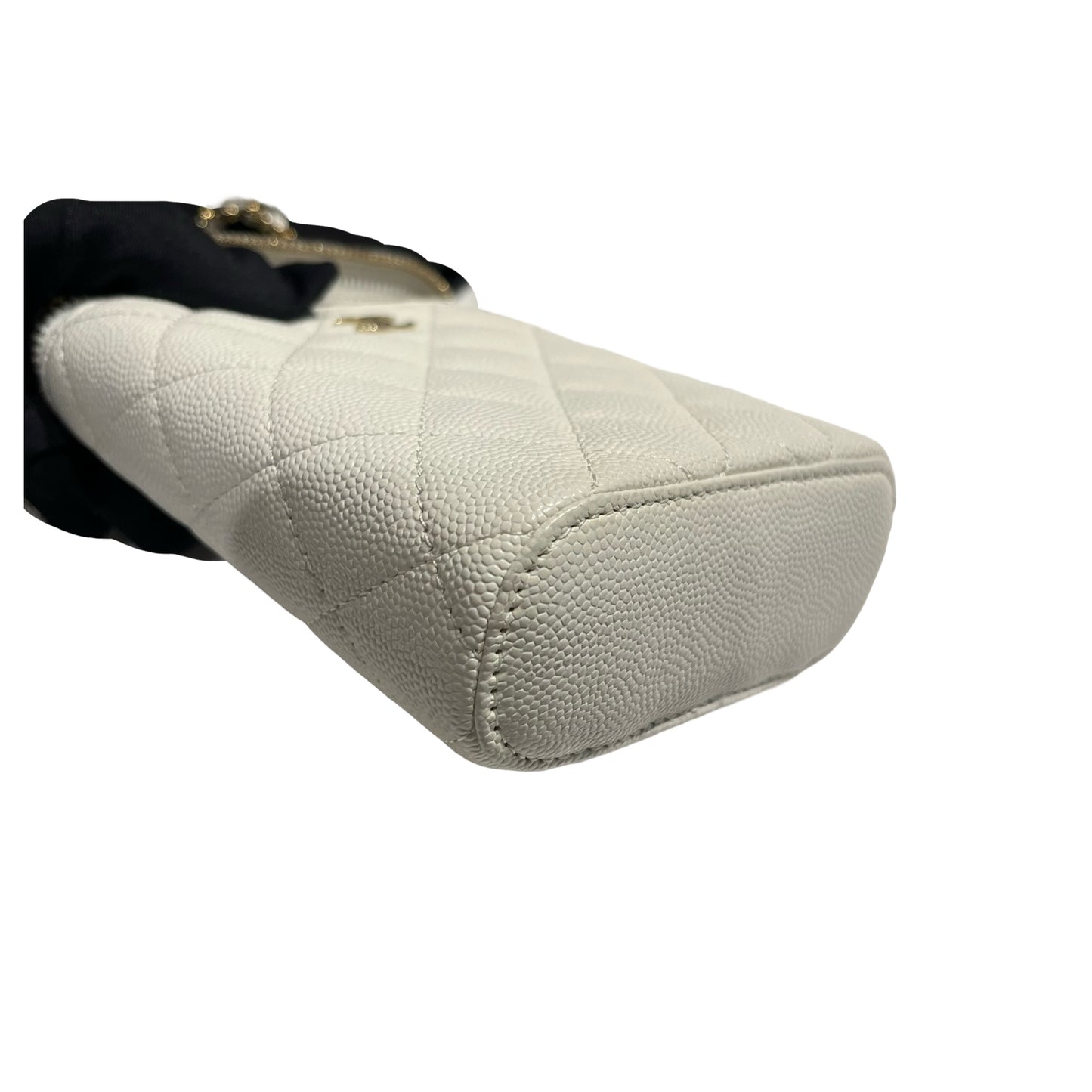 CHANEL VANITY CHAIN BAG WHITE [3001060]