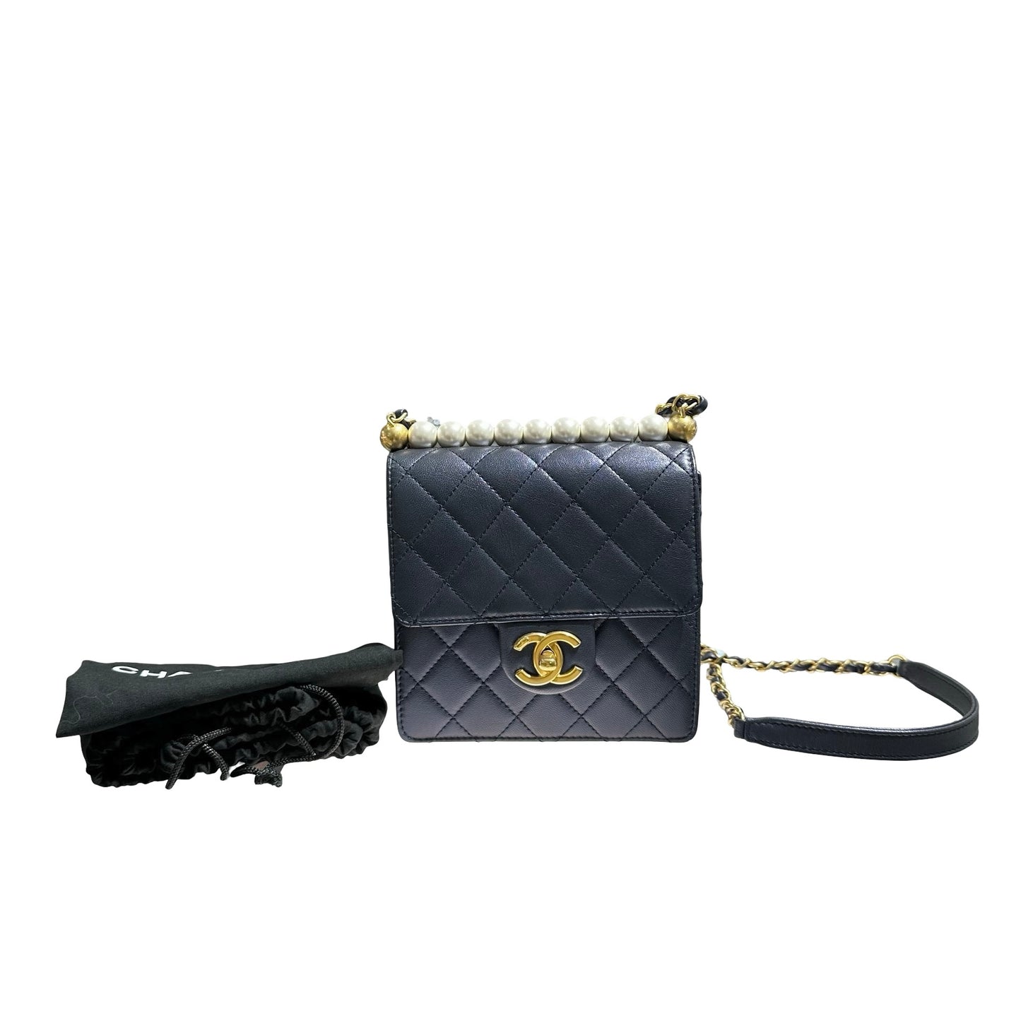 CHANEL PEARL FLAP BAG SMALL [3000558]