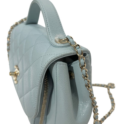 CHANEL AFFINITY BLUE GHW CAVIAR CHAIN SHOULDER BAG [3001753]