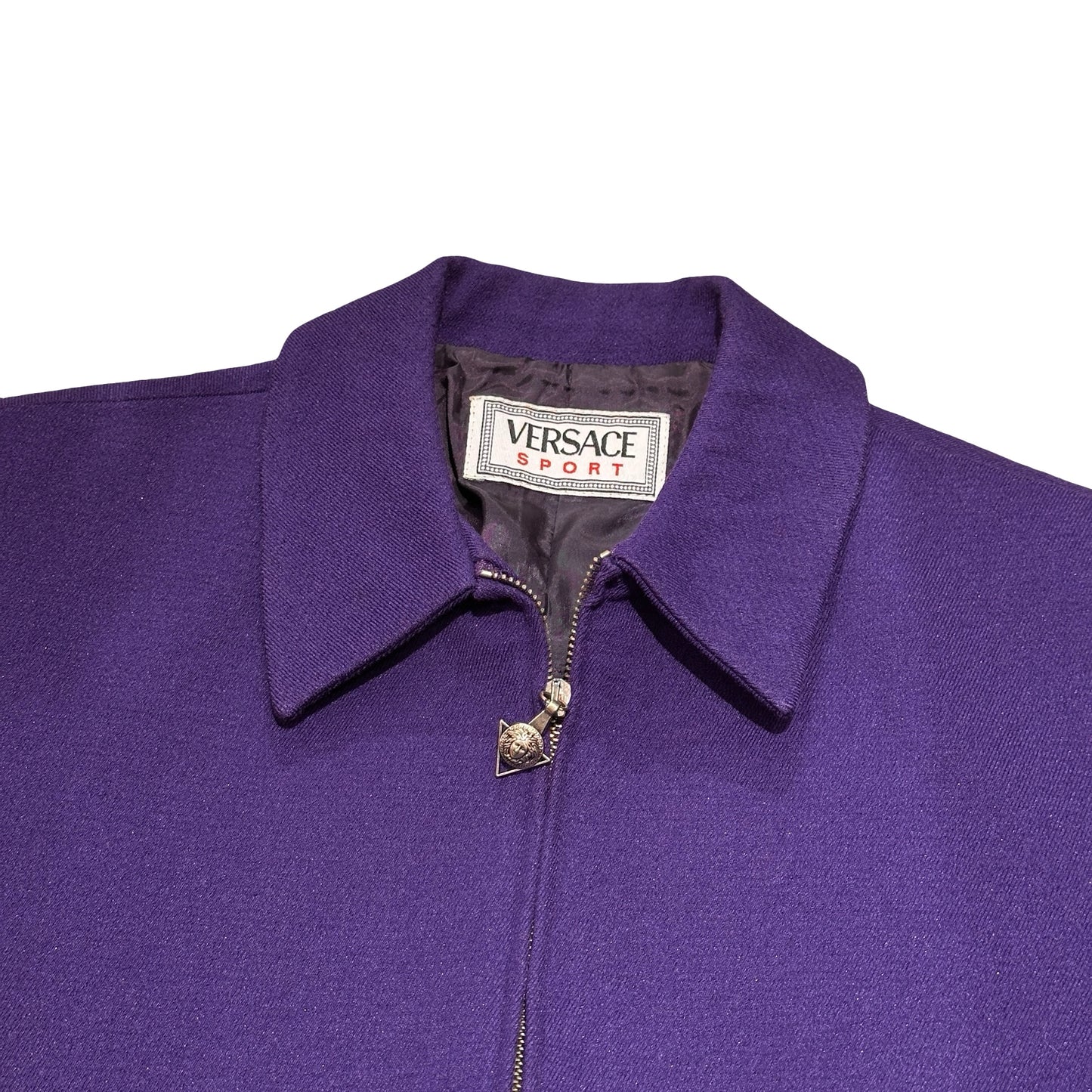 Used VERSACE Jacket Purple Jacket Jacket Purple