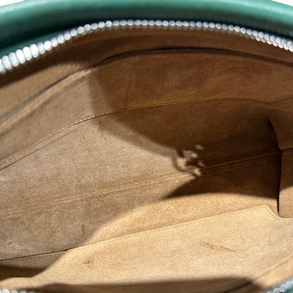 Used LOEWE Cross Body Bag GREEN PHW
