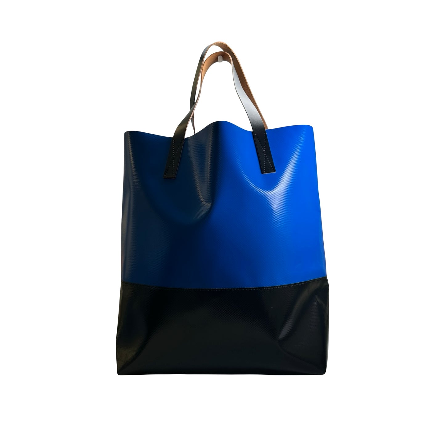 Used MARNI PVC Tote Bag Tote Bag Blue Black