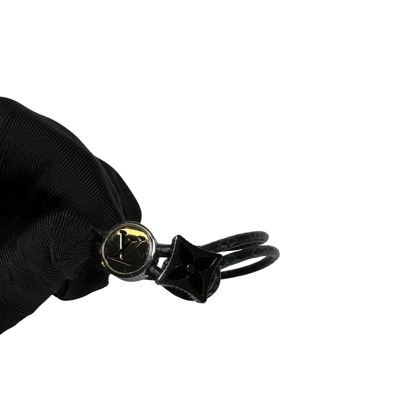 Used LOUIS VUITTON Loop It BRACELET Black PHW