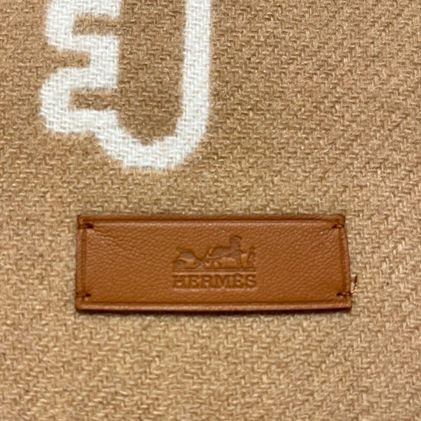 Unused Hermès Scarf Beige