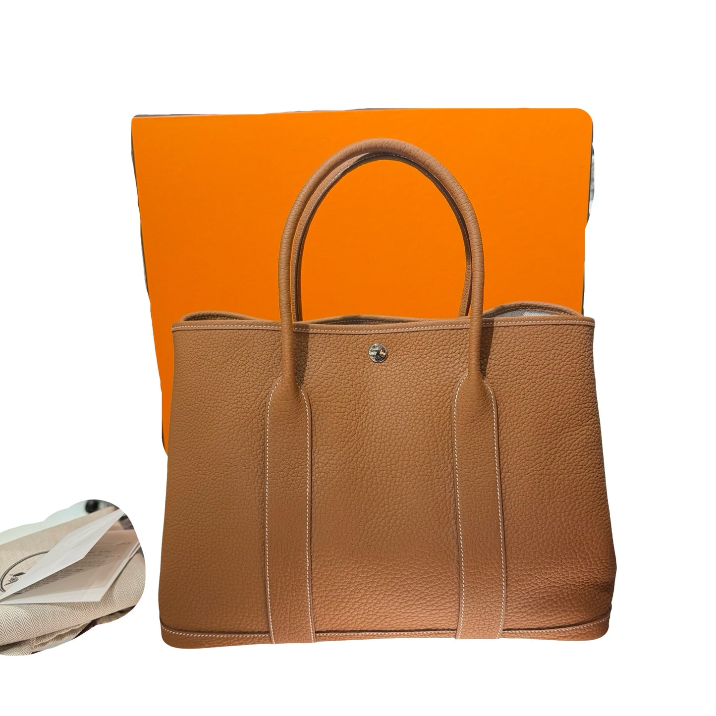 Used HERMÈS TC GP36 Handbag Gold (37) PHW