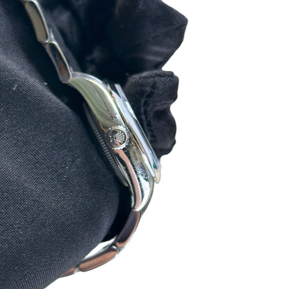 Used ROLEX Stainless Steel Oyster Perpetual Watch Blue Silver