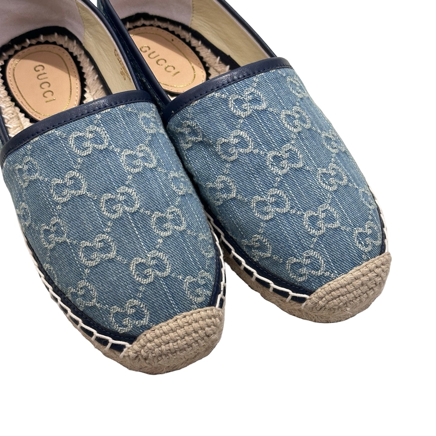 Used GUCCI DENIM SHOES Shoes Blue
