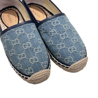 Used GUCCI DENIM SHOES Shoes Blue