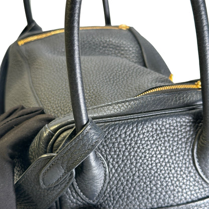 Used HERMES Tc Lindy 26 Shoulder Bag Black Ghw