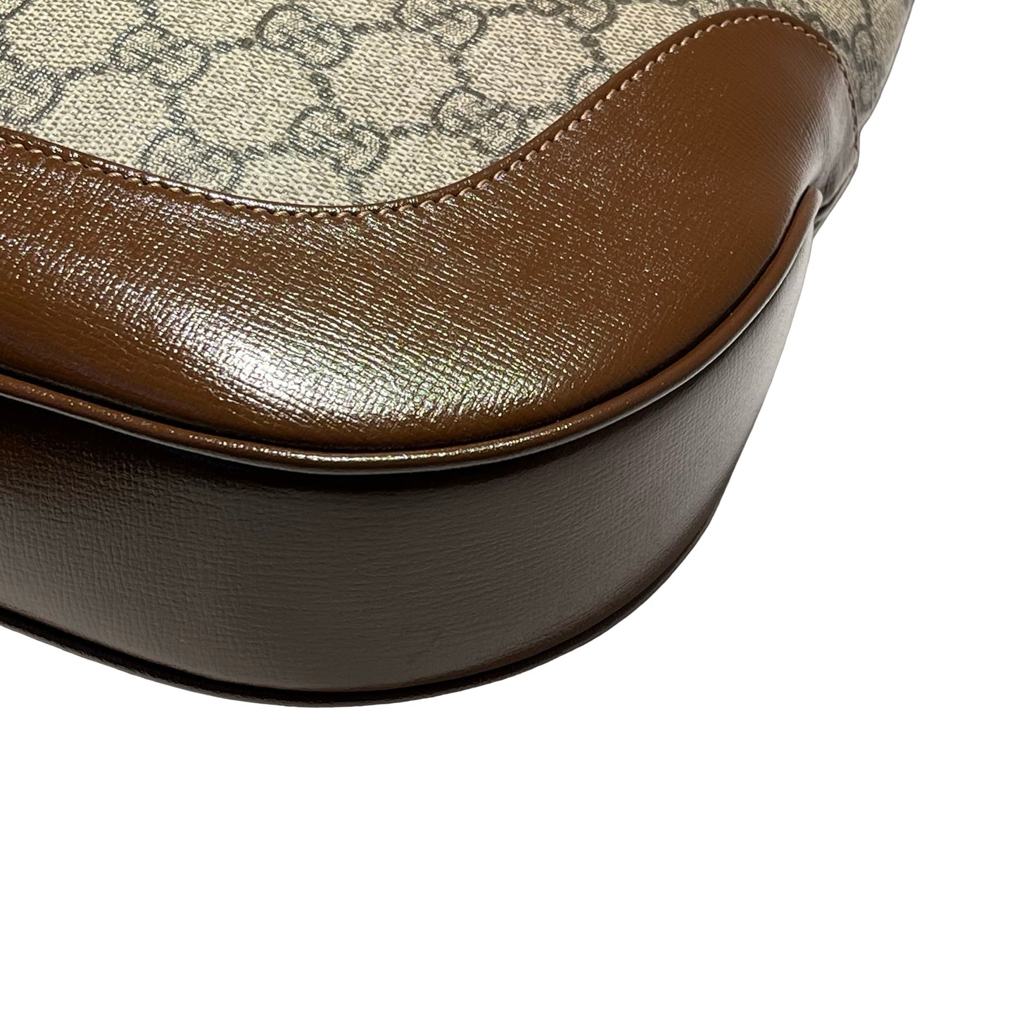 Used GUCCI Shoulder Bag Brown GHW