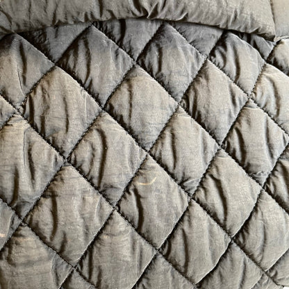 Used CHANEL Quilted Nylon Coco Cocoon Travel Bag Black PHW