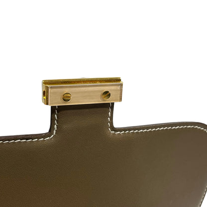 Used HERMES Epsom Constance Cross body bag Etoupe