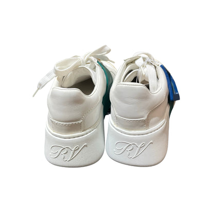 Used ROGER VIVIER Used Roger Vivier Viv Skate Sneakers Shoes Shoes White Blue Green